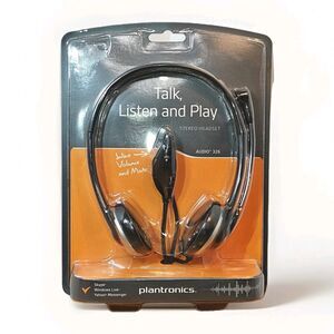 Plantronics Audio 326 Stereo Wired Over-The-Head PC Headset for the Interpreter